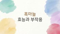 흑마늘 효능과 부작용, 속쓰림 왔던 내 솔직 후기