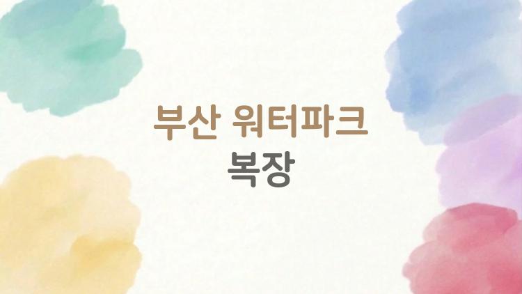 부산 워터파크 복장 실수로 입장 못한 썰, 진짜 아쉬웠어