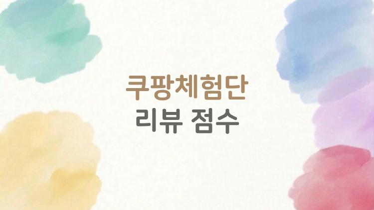 쿠팡체험단 리뷰 점수, 12건 썼는데 탈락? 진짜 이유 밝혀봤습니다
