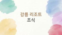 강릉 리조트 조식, 가성비 끝판왕 5곳 후기 모음