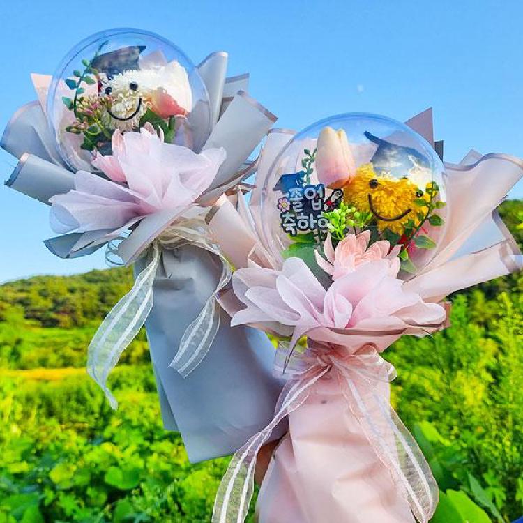 졸업 풍선 꽃다발 만들기, 1만 원으로 졸업식 스타 예약?