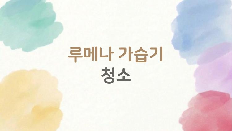 루메나 가습기 청소