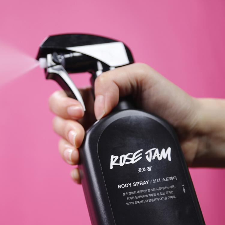 러쉬 로즈잼 스프레이, 지속력 6시간 가는 달콤 장미향의 비밀