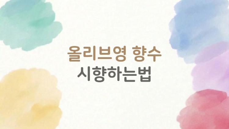 올리브영 향수 시향하는법, 후회 없이 사는 비밀 무기 공개