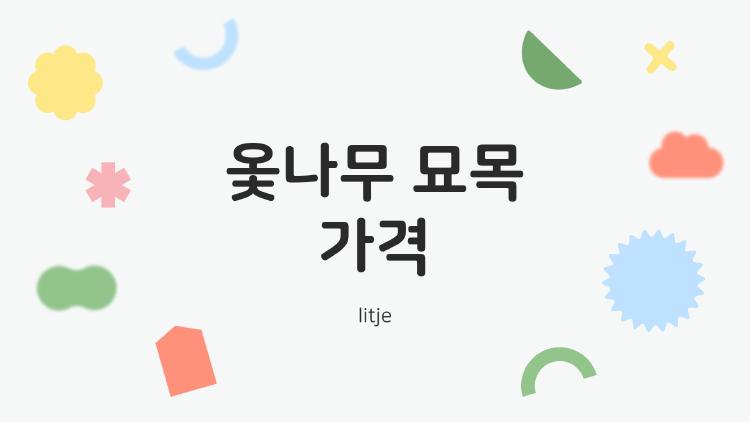 옻나무 묘목 가격