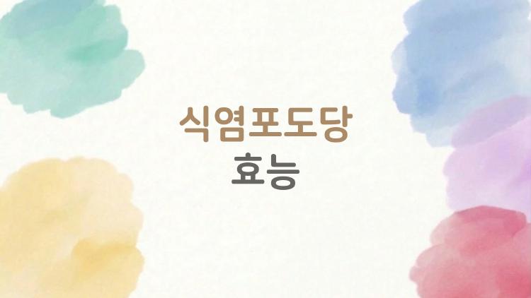 식염포도당 효능, 정말 다이어트에 도움이 될까? 일반인이 알고 있는 것과 다른 진실