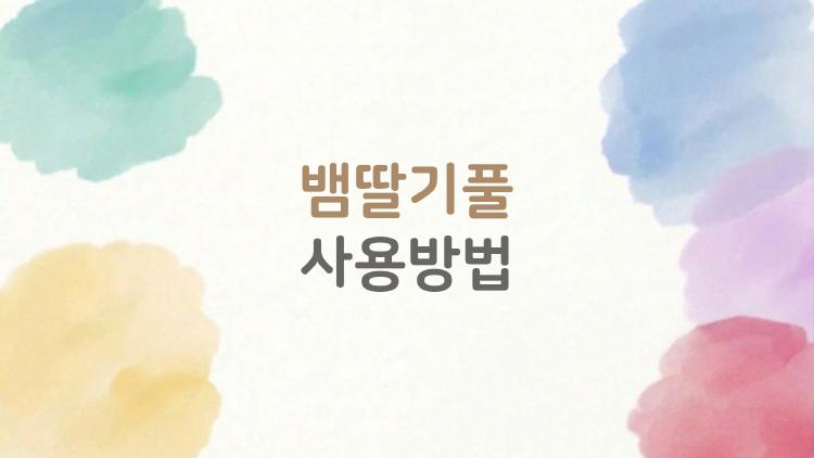 뱀딸기풀 사용방법, 독초라고? 살아난 항산화 폭발 비밀