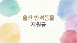 울산 반려동물 지원금, 구별 차이 충격!